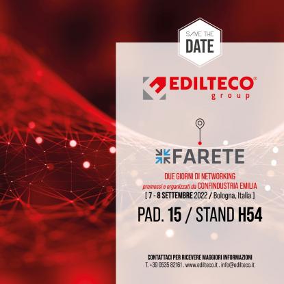 Edilteco parteciperà a FARETE