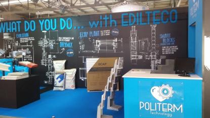 EDILTECO RIBADISCE ANCORA UNA VOLTA LA PROPRIA VOCAZIONE INTERNAZIONALE ALLA FIERA K2016 DI DÜSSELDORF