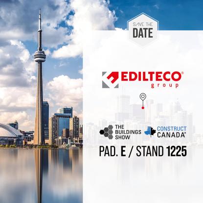 EDILTECO TORNA AL "THE BUILDING SHOW" DI TORONTO