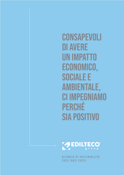 EDILTECO PUBBLICA IL TERZO BILANCIO DI SOSTENIBILITÀ